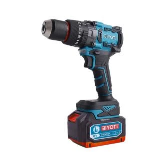 BIYOTI BYT-CD07 Brushless Hammer Drill 140Nm Torque Cordless Power Tool High Performance Impact Drill Dual Speed Electric Drill for Wood Metal Brick Professional Heavy Duty DIY Use Compact Design - BIYOTI - Image 2