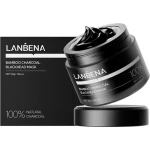 Lanbena Blackhead Remover Nose Pore Strips with Bamboo Charcoal for Deep Cleaning and Pore Minimizing, 60 Count Strips for Clearer Skin and Effective Blackhead Extraction - LANBENA