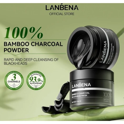 Lanbena Blackhead Remover Nose Pore Strips with Bamboo Charcoal for Deep Cleaning and Pore Minimizing, 60 Count Strips for Clearer Skin and Effective Blackhead Extraction - LANBENA - Image 3