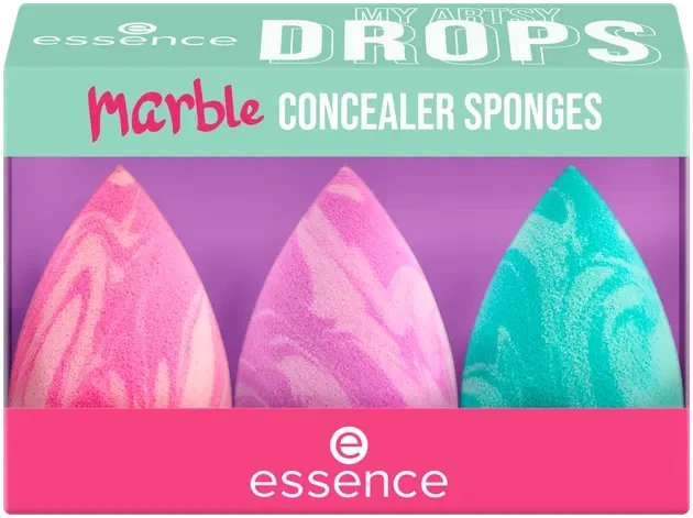 Essence My Artsy Drops Concealer Sponge Set Ready To Marble 3 Count - Essence