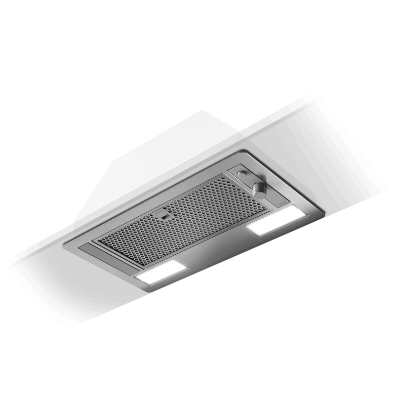 شفاط مطبخ إيليكا إيرا إس أسود 80 سم مثبت على الحائط تصميم أنيق 3 سرعات إضاءة LED وفلاتر ألومنيوم قابلة للغسل لإزالة الروائح بكفاءة - إليكا