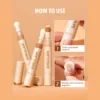 Sheglam High Coverage Sponge Tip Concealer, 12 Hour Full Coverage, Caffeine Enriched - SHEGLAM - Image 6