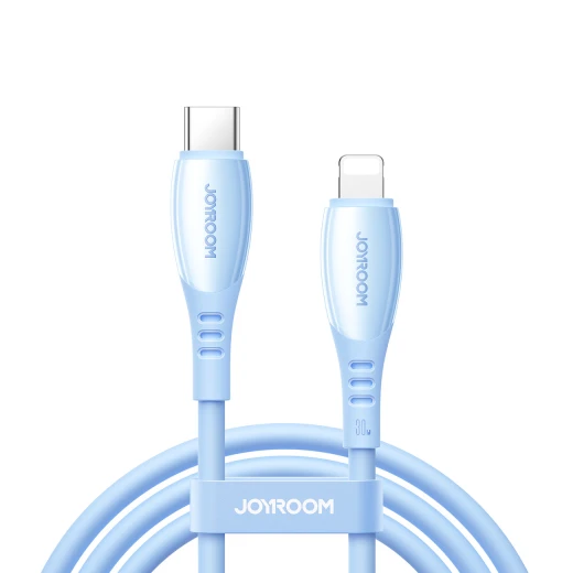 Joyroom S A59 Vibrant Series 30W USB C to Lightning Cable 1.2m Blue Joyroom S A59 Vibrant Series 30W USB C to Lightning Cable 1.2m Blue