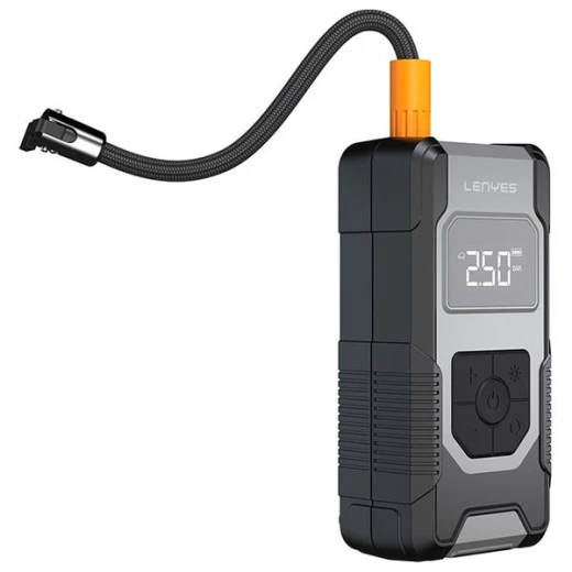 لينيس LCI203 منفاخ إطارات ذكي محمول ضاغط هواء 150 PSI شاشة LCD رقمية رمادي بكابل 3 متر لينيس LCI203 منفاخ إطارات ذكي محمول ضاغط هواء 150 PSI شاشة LCD رقمية رمادي بكابل 3 متر