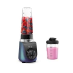 خلاط مولينكس Blend Up Mini بقوة 1000 واط | 8 برامج أوتوماتيكية، أداء قوي، تحضير العصائر والسموذي، سحق الثلج، خلط الفواكه والخضروات، زجاجات محمولة، سهل التنظيف، مثالي للاستخدام اليومي وتحضير المشروبات الصحية بسرعة وكفاءة - مولينكس